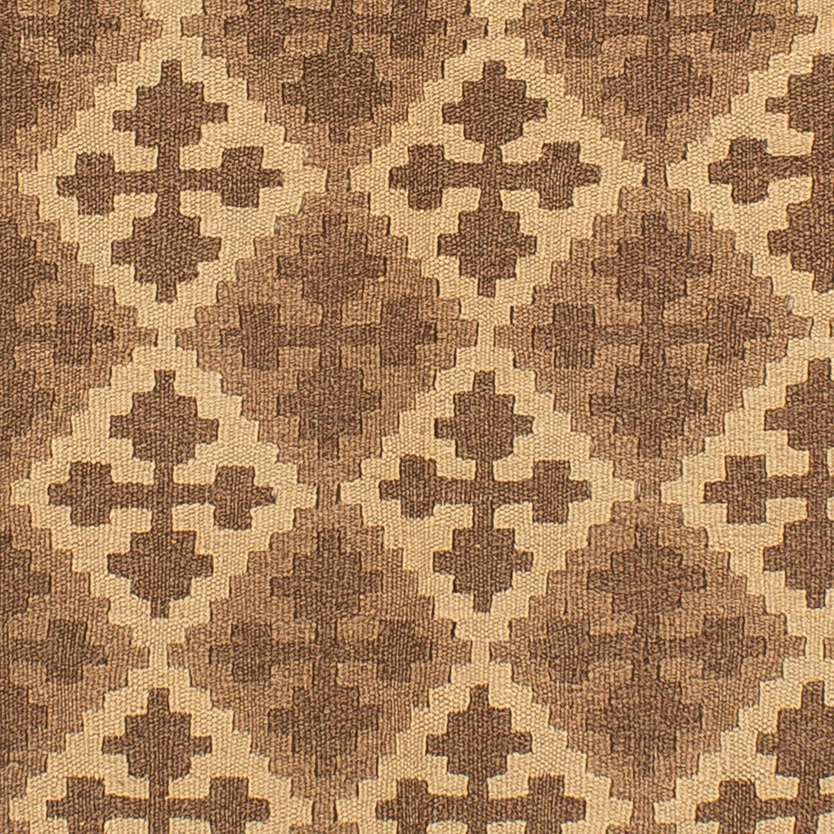 Kelim Carpet - orientalisk matta - 188 x 148 cm - ljusbrun