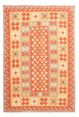 Kelim Carpet - orientalisk matta - 245 x 168 cm - flerfärgad