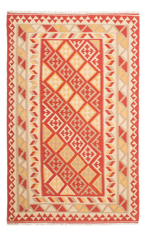 Kelim Carpet - orientalisk matta - 311 x 203 cm - flerfärgad