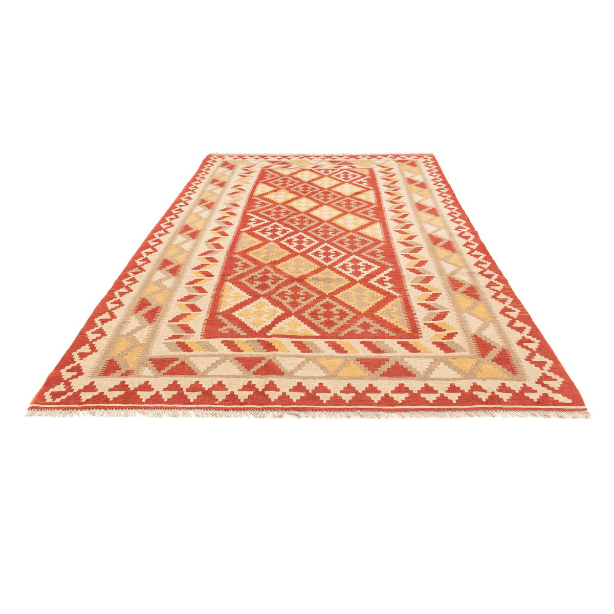 Kelim Carpet - orientalisk matta - 311 x 203 cm - flerfärgad