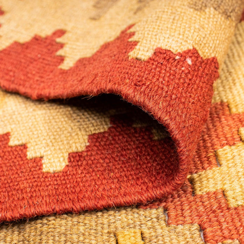 Kelim Carpet - orientalisk matta - 182 x 125 cm - orange