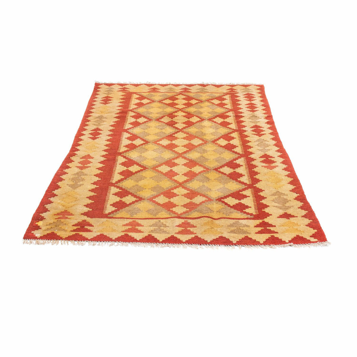 Kelim Carpet - orientalisk matta - 182 x 125 cm - orange