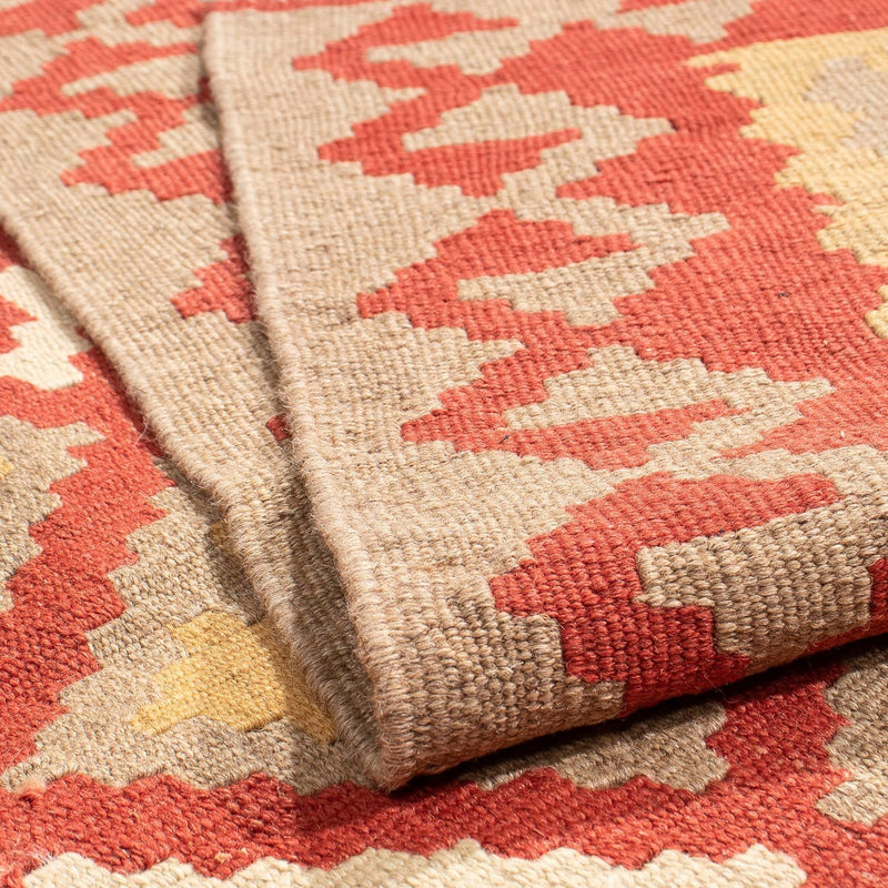 Kelim Carpet - orientalisk matta - 215 x 152 cm - röd