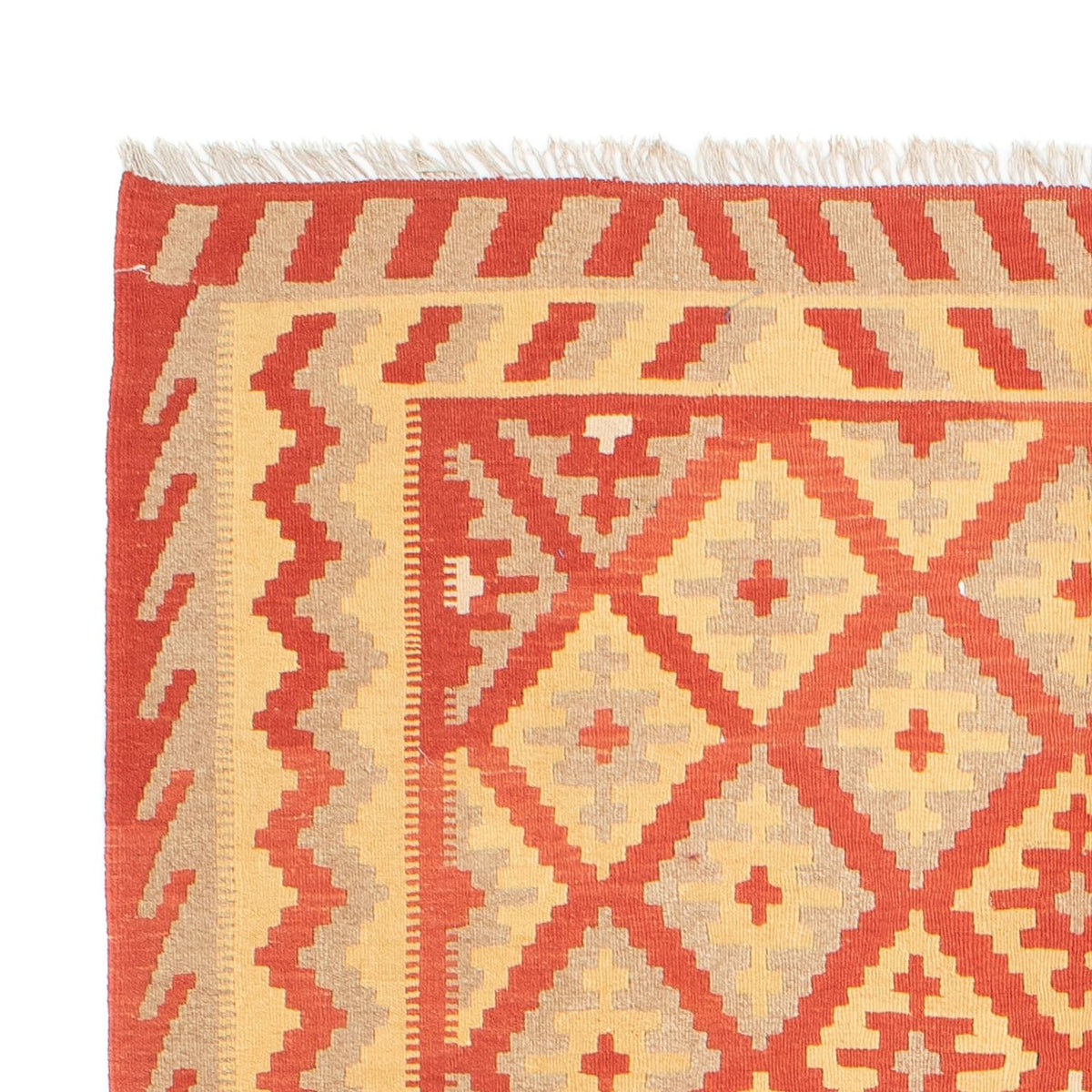 Kelim Carpet - orientalisk matta - 252 x 165 cm - flerfärgad