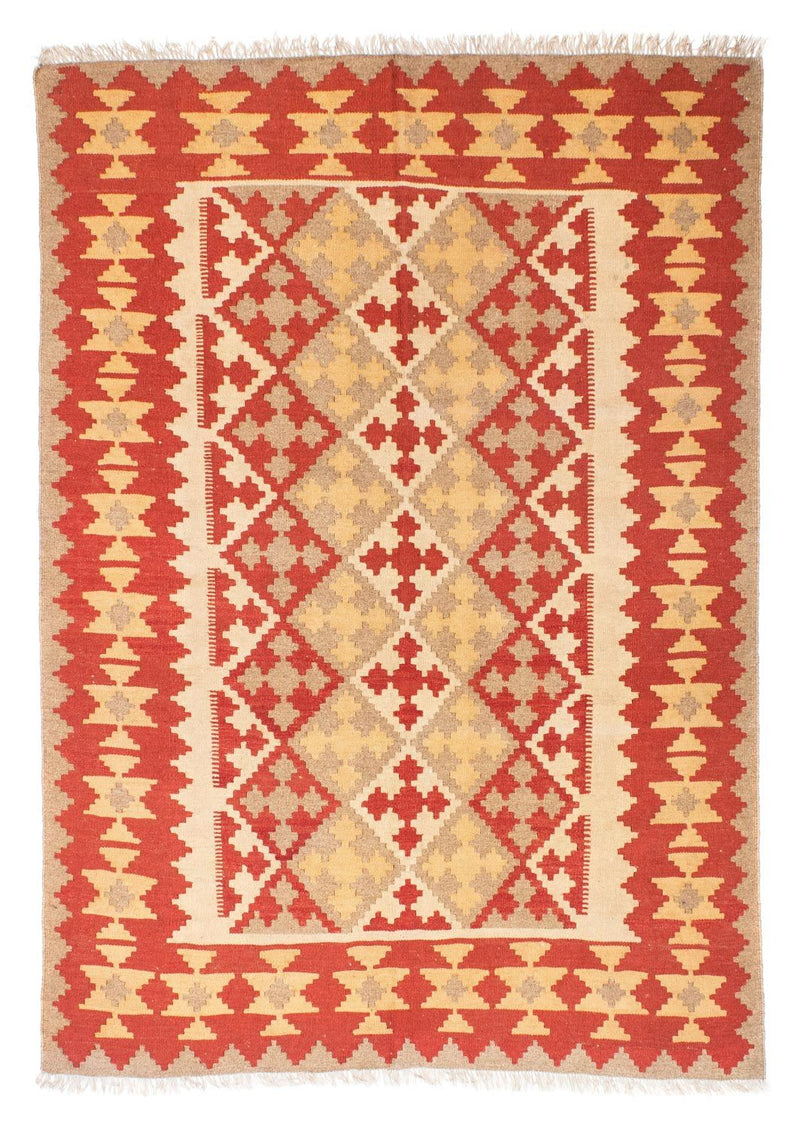 Kelim Carpet - orientalisk matta - 190 x 148 cm - orange