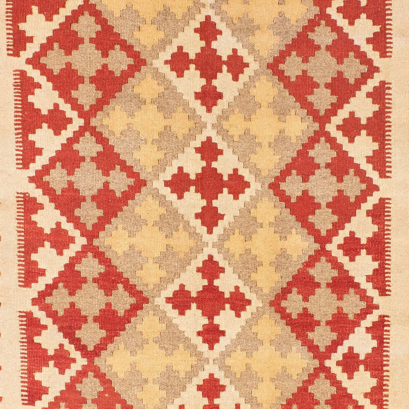 Kelim Carpet - orientalisk matta - 190 x 148 cm - orange