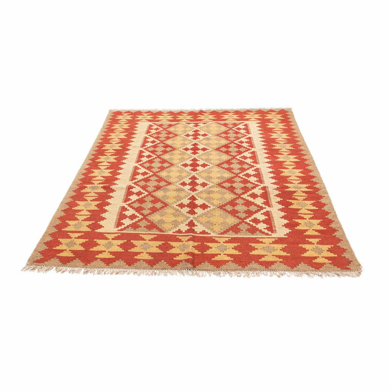 Kelim Carpet - orientalisk matta - 190 x 148 cm - orange