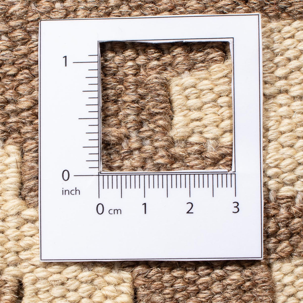 Kelim Carpet - orientalisk matta - 192 x 145 cm - ljusbrun