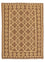 Kelim Carpet - orientalisk matta - 189 x 145 cm - ljusbrun