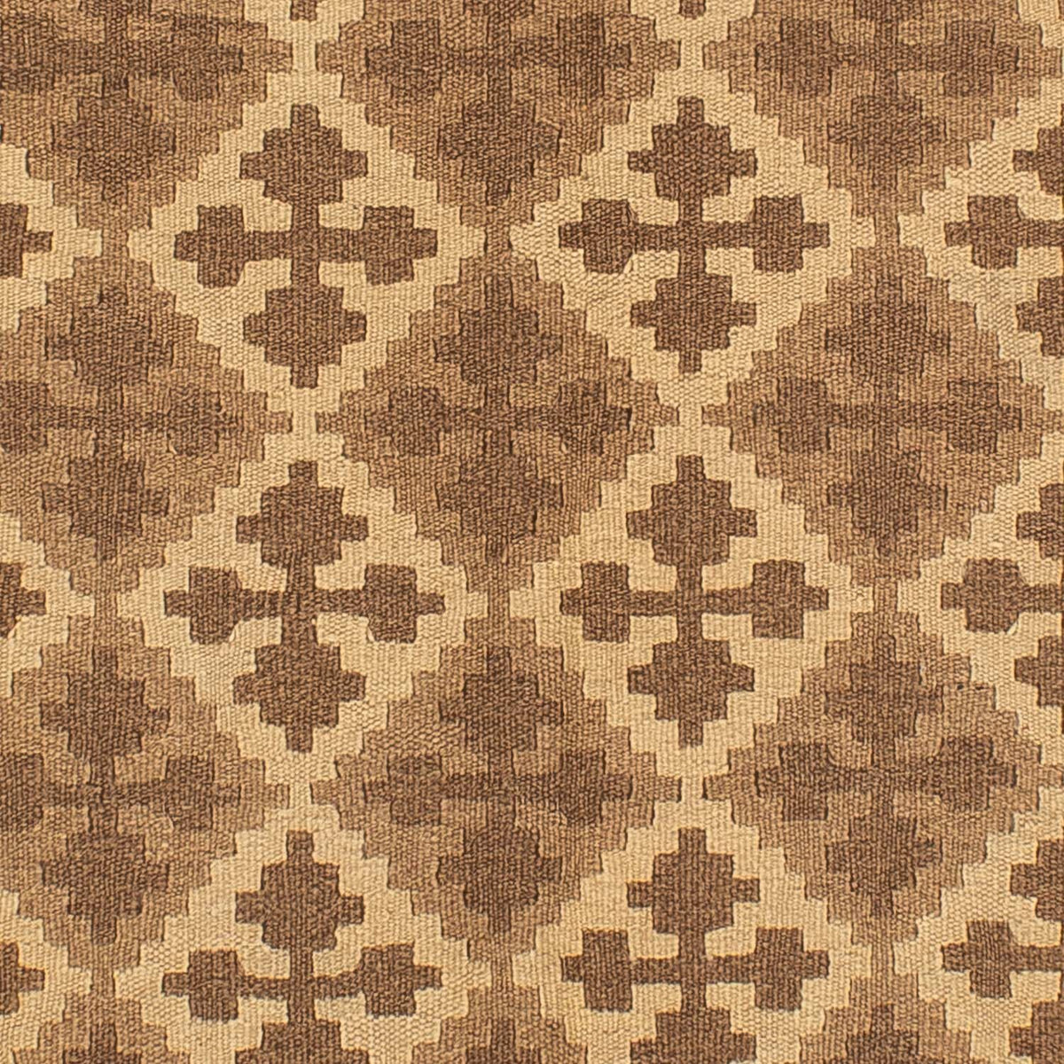 Kelim Carpet - orientalisk matta - 189 x 145 cm - ljusbrun