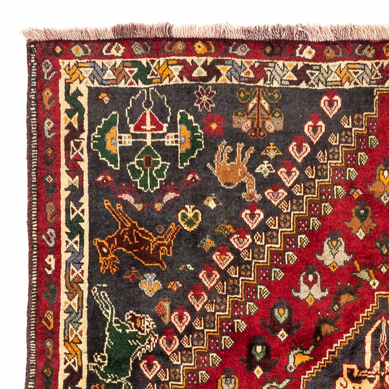 Persisk matta - Nomadic - 271 x 170 cm - mörkröd