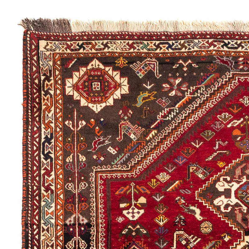 Persisk matta - Nomadic - 270 x 175 cm - mörkröd