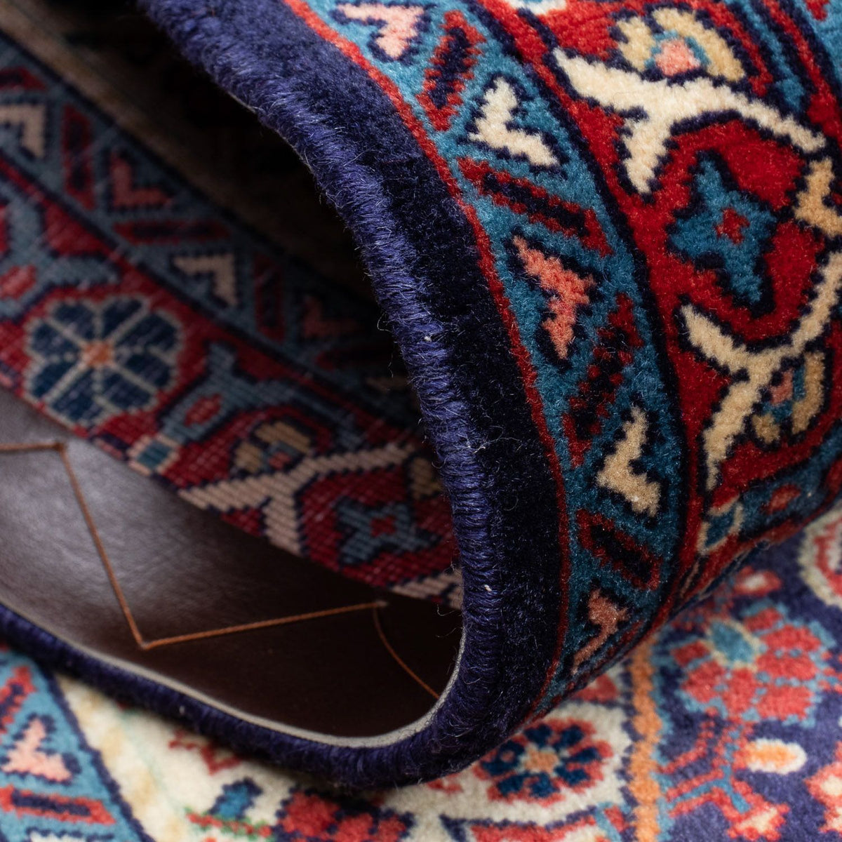 Persisk matta - Nomadic - 135 x 67 cm - mörkblå