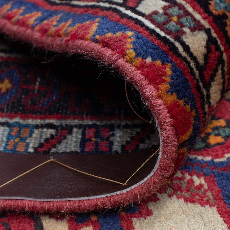 Persisk matta - Nomadic - 125 x 93 cm - mörkröd