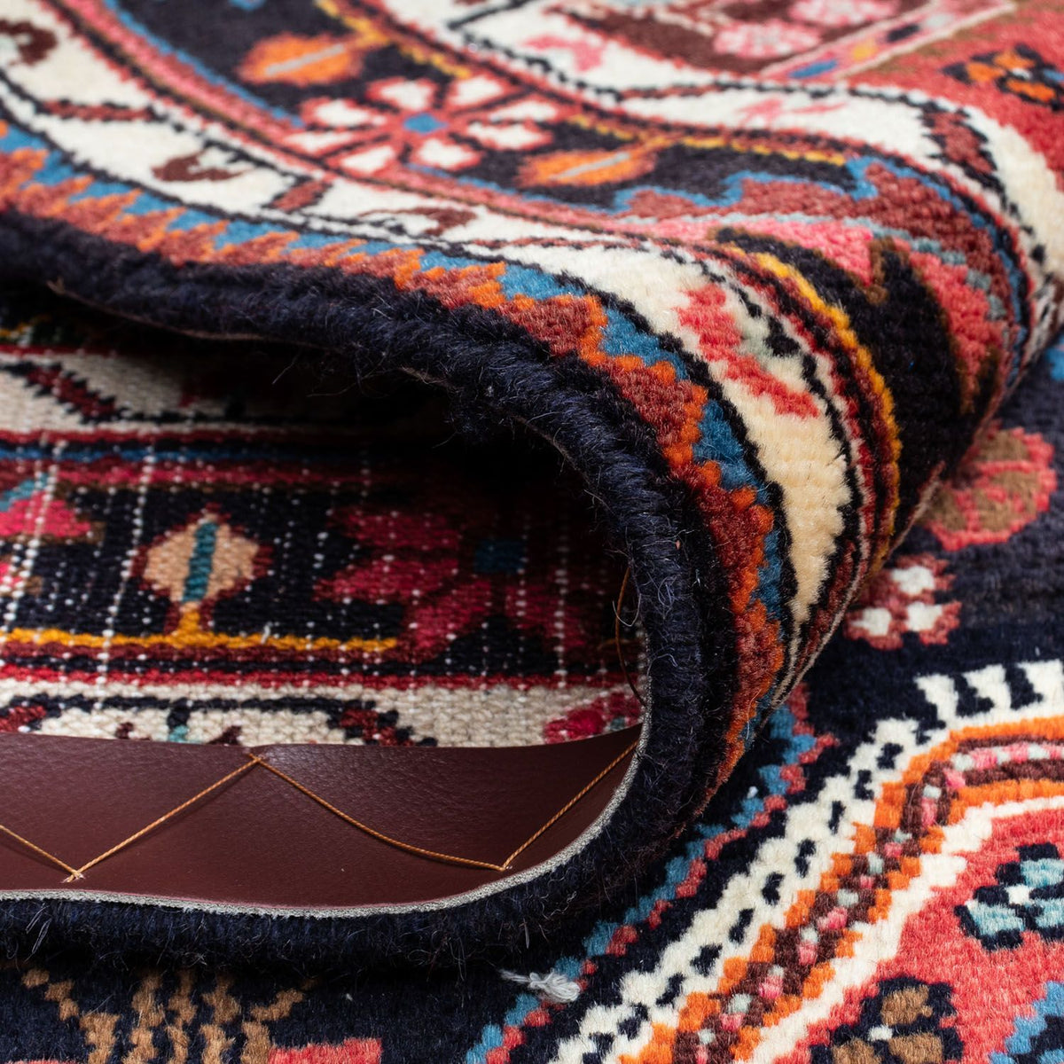 Persisk matta - Nomadic - 121 x 82 cm - mörkblå