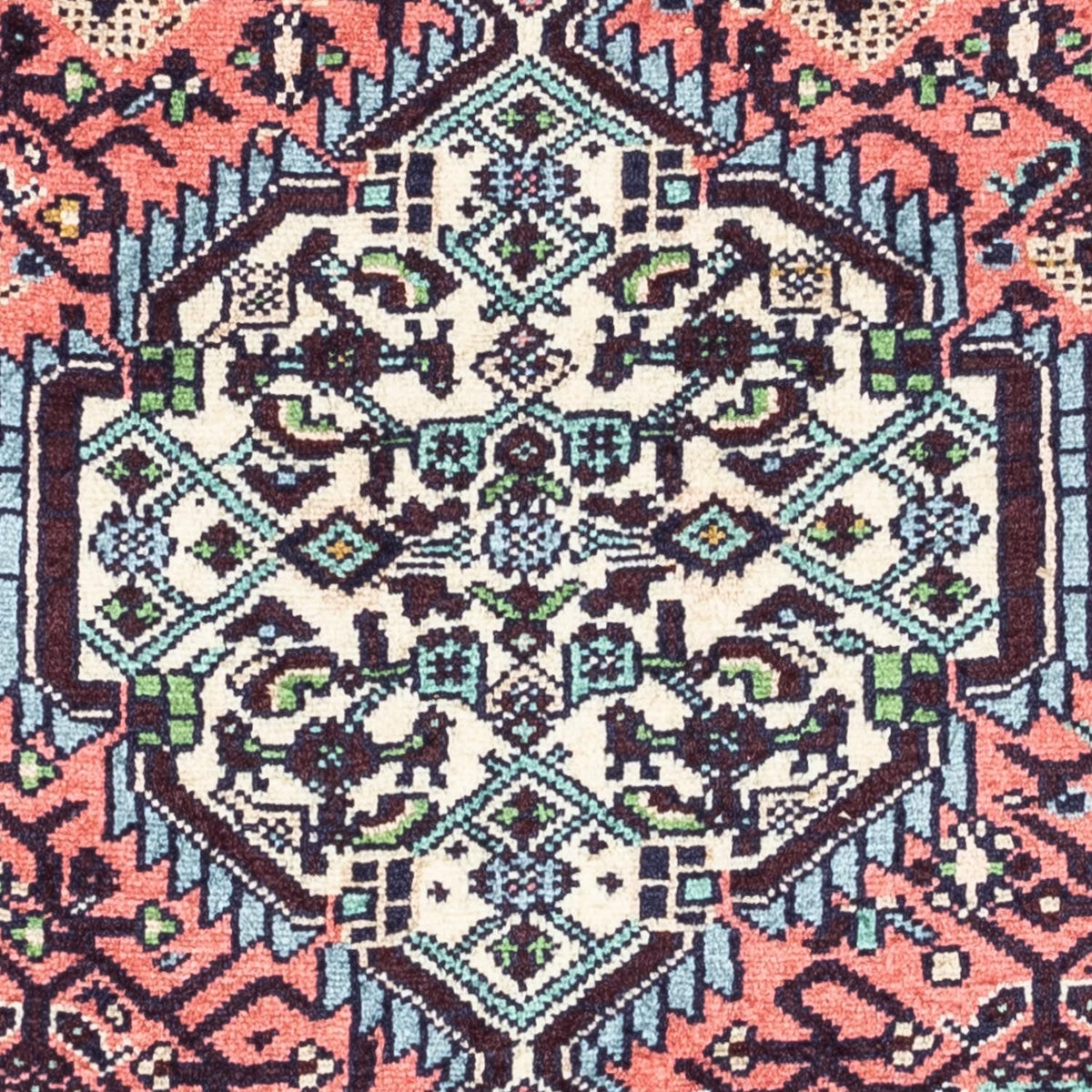 Persisk matta - Nomadic - 118 x 85 cm - ljusröd