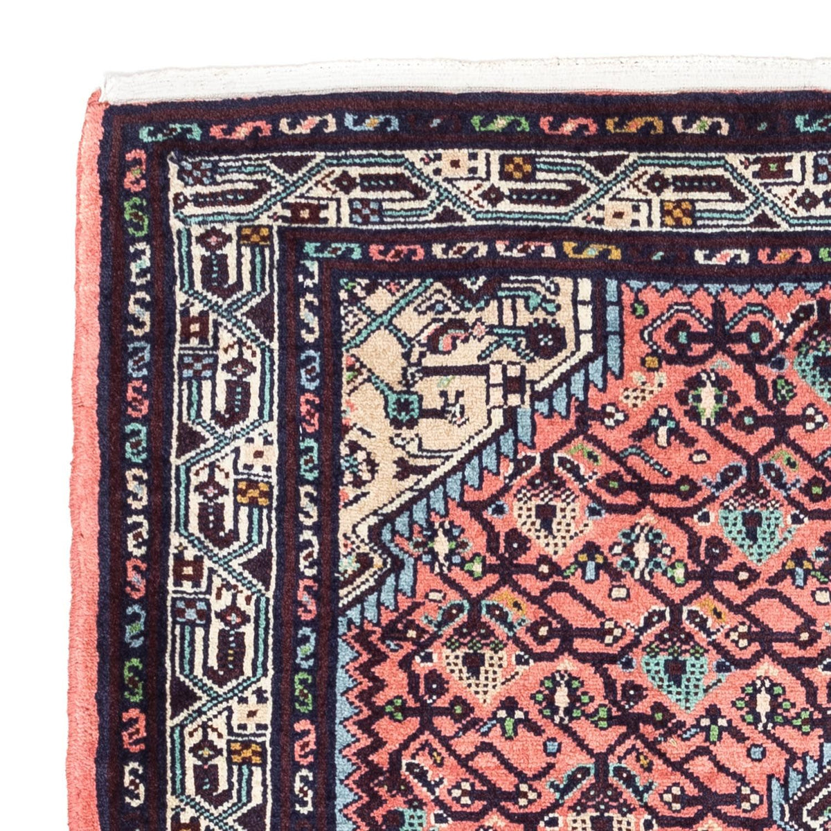 Persisk matta - Nomadic - 118 x 85 cm - ljusröd