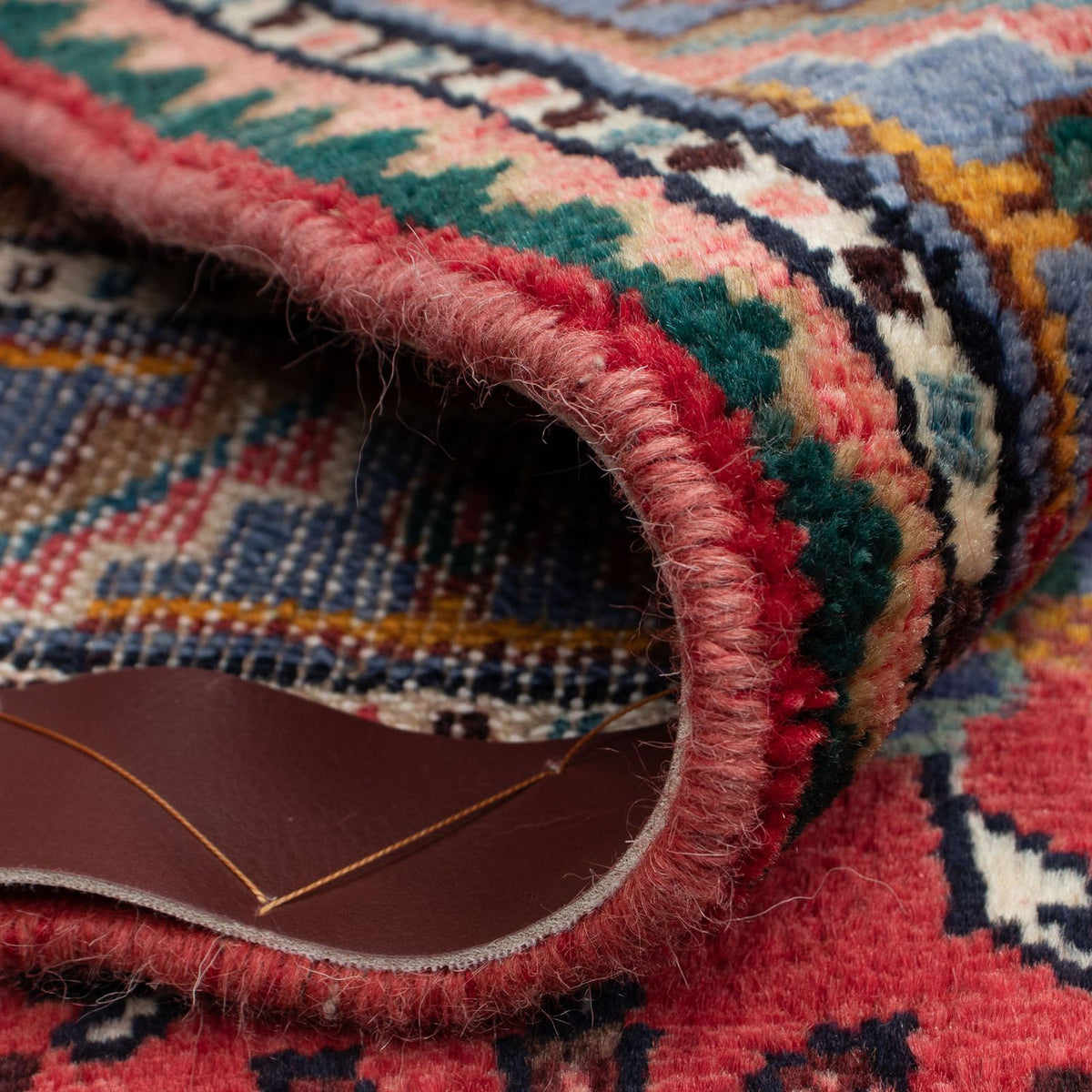 Persisk matta - Nomadic - 136 x 89 cm - mörkblå