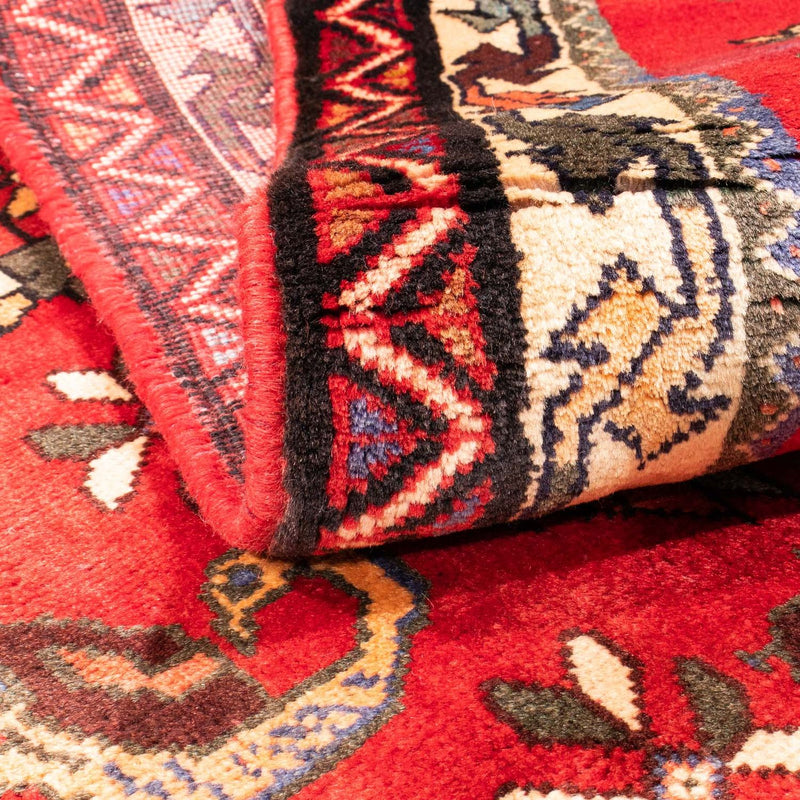 Persisk matta - Nomadic - 158 x 123 cm - mörkröd