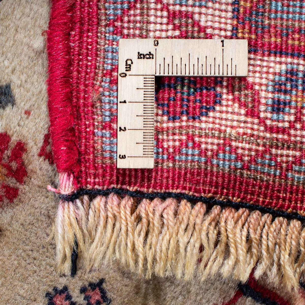 Persisk matta - Nomadic - 158 x 105 cm - mörkröd