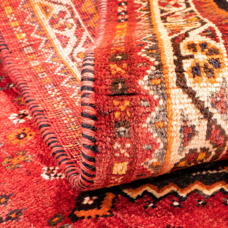 Persisk matta - Nomadic - 158 x 118 cm - mörkröd