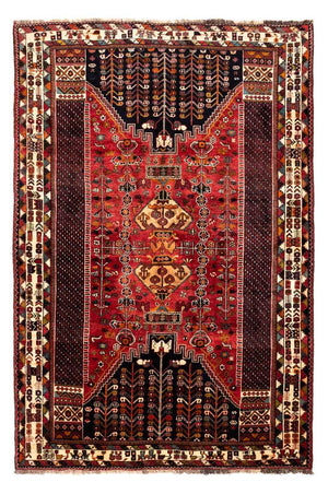 Persisk matta - Nomadic - 255 x 175 cm - mörkröd