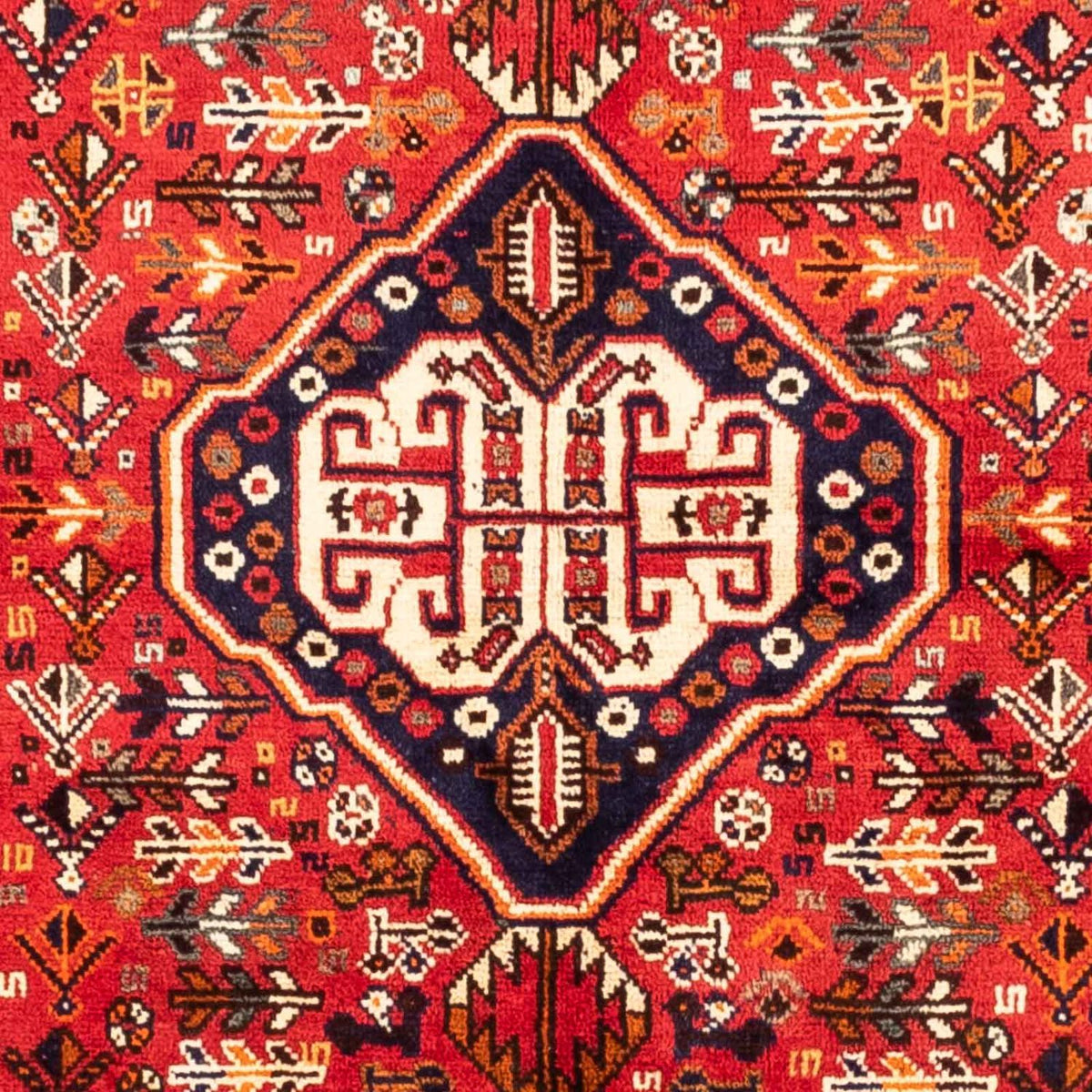 Persisk matta - Nomadic - 250 x 155 cm - mörkröd