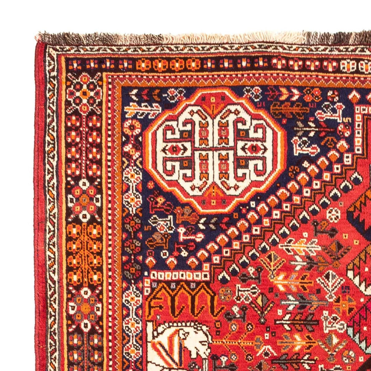 Persisk matta - Nomadic - 250 x 155 cm - mörkröd