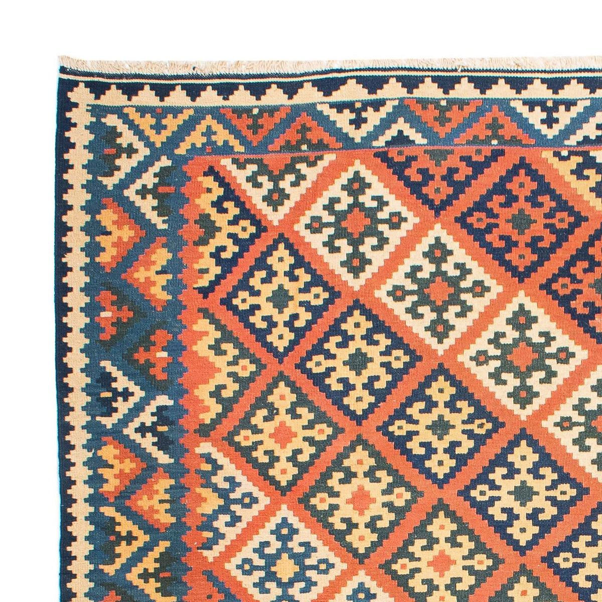 Kelim Carpet - orientalisk matta - 265 x 218 cm - flerfärgad