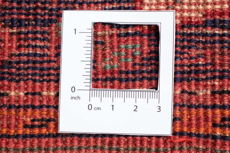 Persisk matta - Nomadic - 322 x 225 cm - mörkröd