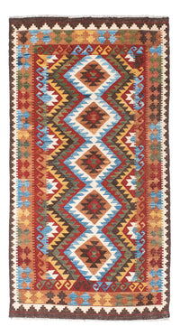 Kelim Carpet - orientalisk matta - 201 x 102 cm - flerfärgad