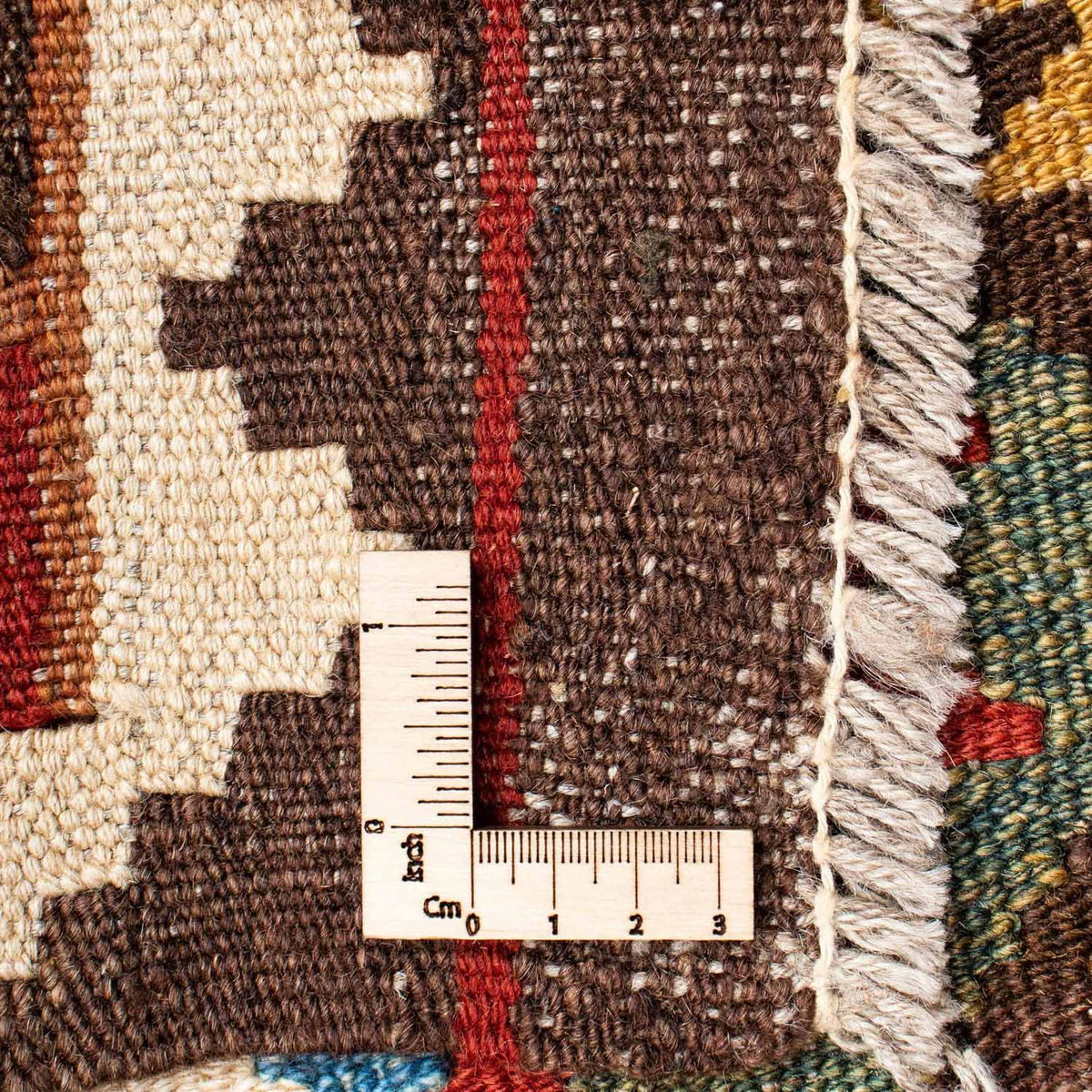 Kelim Carpet - orientalisk matta - 201 x 102 cm - flerfärgad