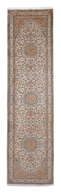 Runner Sidenmatta - Kashmir Silk - 316 x 81 cm - beige