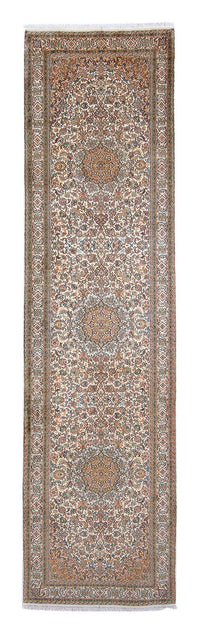 Runner Sidenmatta - Kashmir Silk - 316 x 81 cm - beige