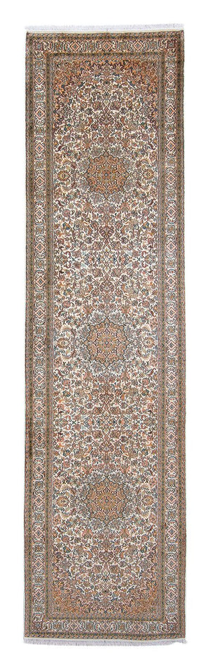 Runner Sidenmatta - Kashmir Silk - 316 x 81 cm - beige