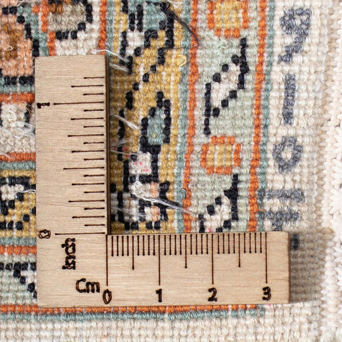 Runner Sidenmatta - Kashmir Silk - 316 x 81 cm - beige