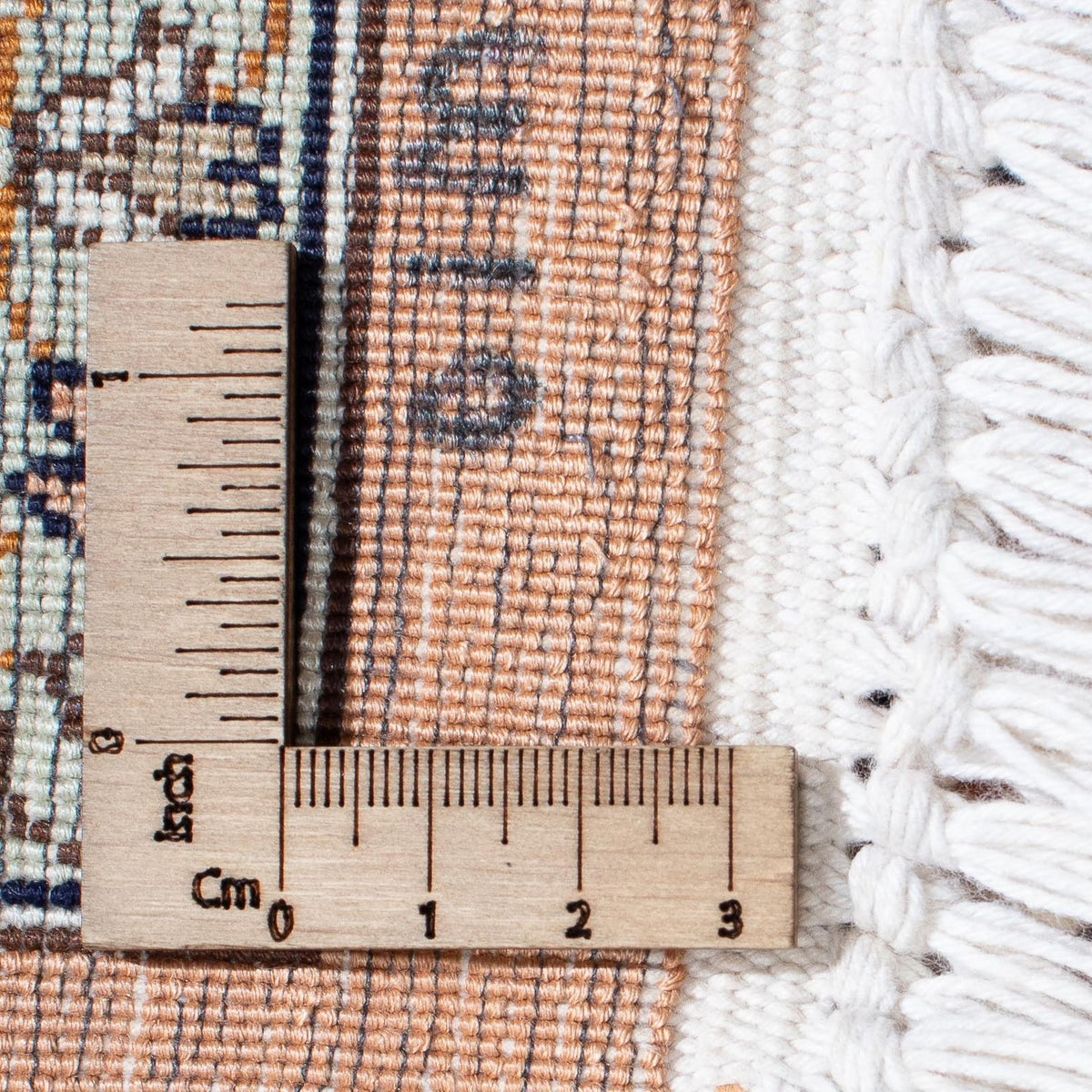 Sidenmatta - Kashmir Silk - 304 x 241 cm - beige