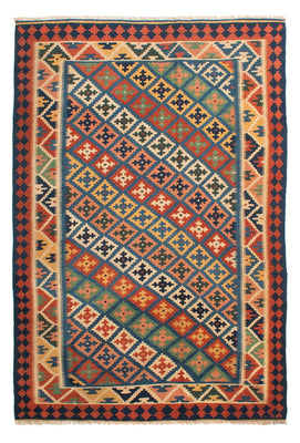 Kelim Carpet - orientalisk matta - 273 x 191 cm - flerfärgad