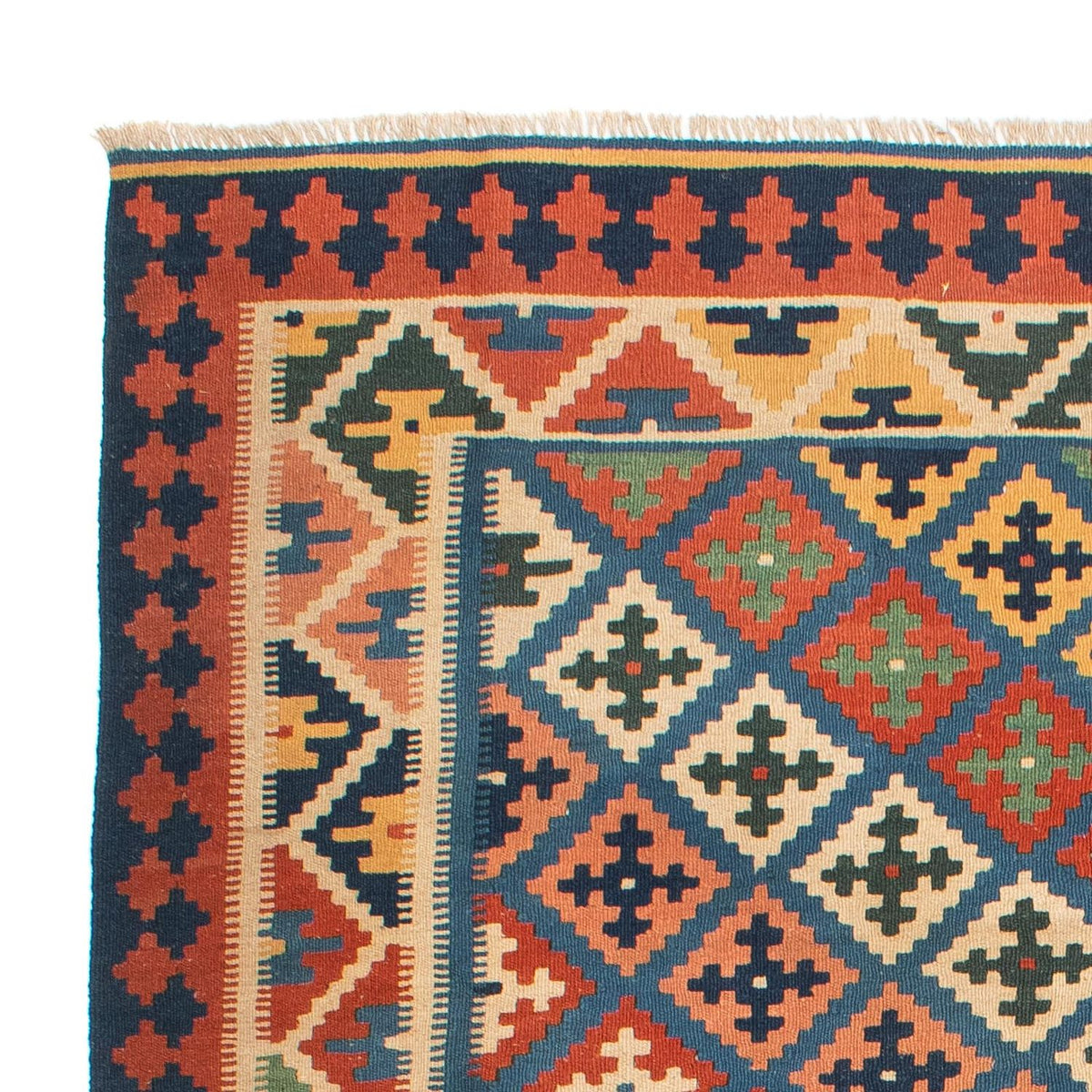 Kelim Carpet - orientalisk matta - 273 x 191 cm - flerfärgad
