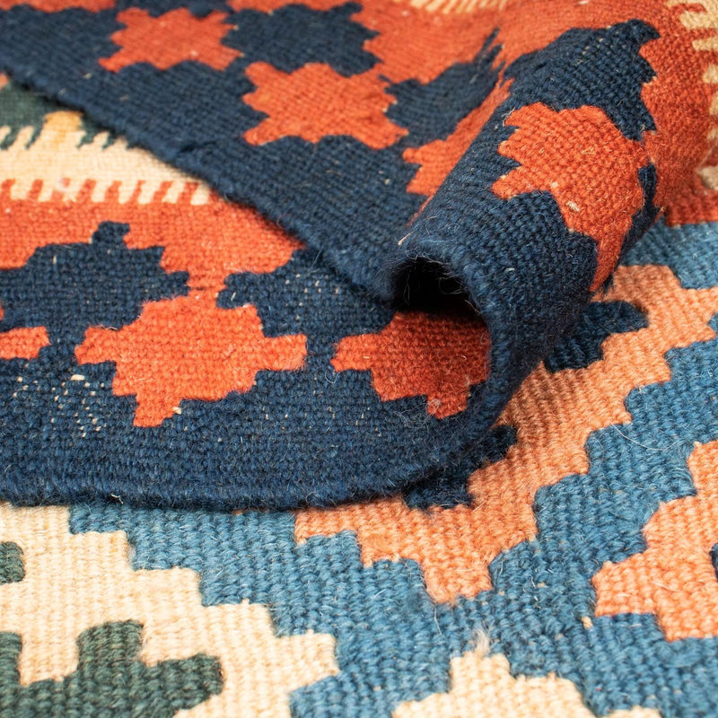 Kelim Carpet - orientalisk matta - 273 x 191 cm - flerfärgad