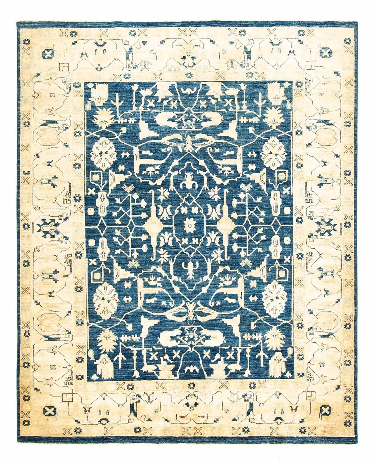 Ziegler Carpet - 227 x 188 cm - mörkblå