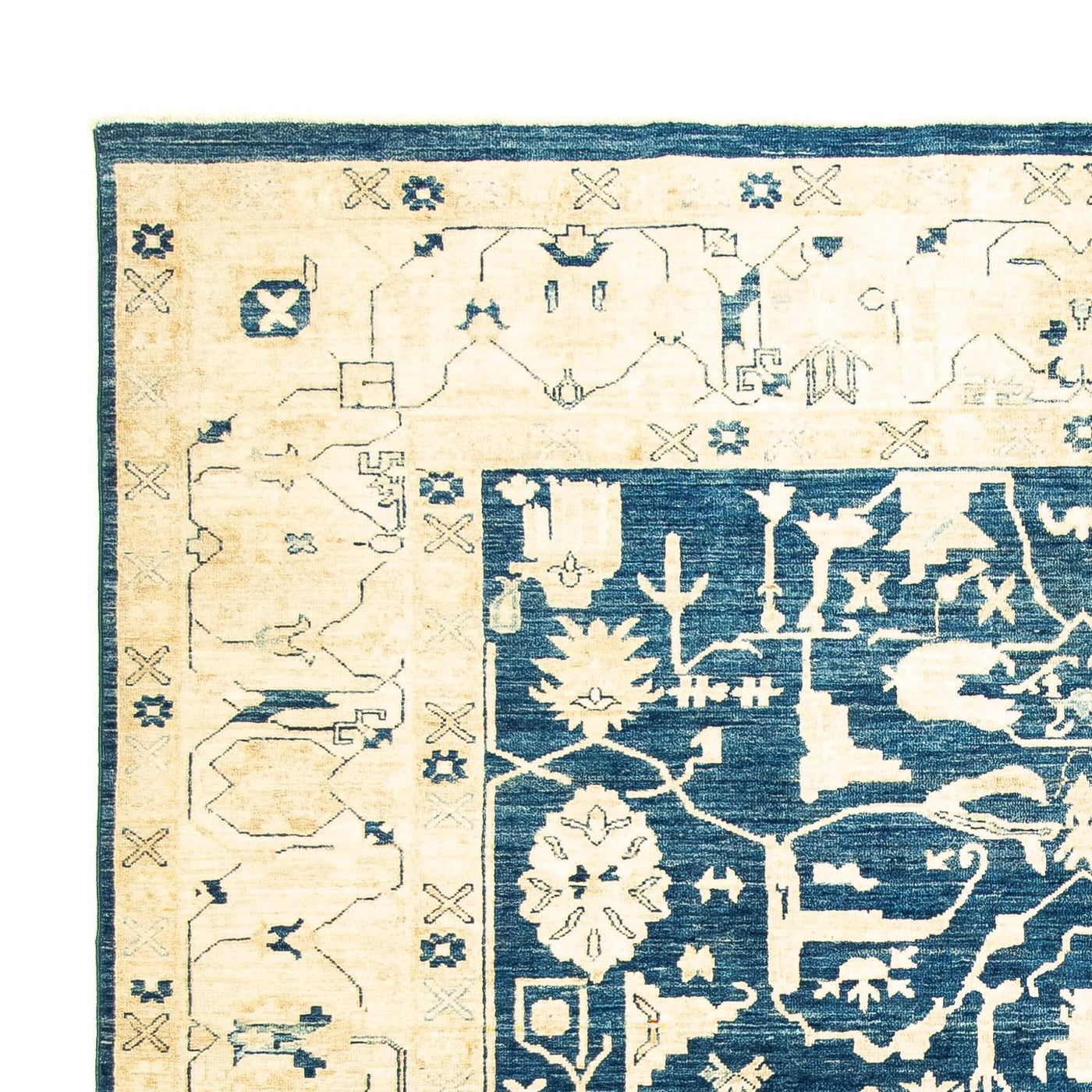 Ziegler Carpet - 227 x 188 cm - mörkblå