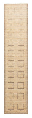 Runner Gabbeh-matta - Loribaft Persian - 345 x 75 cm - beige