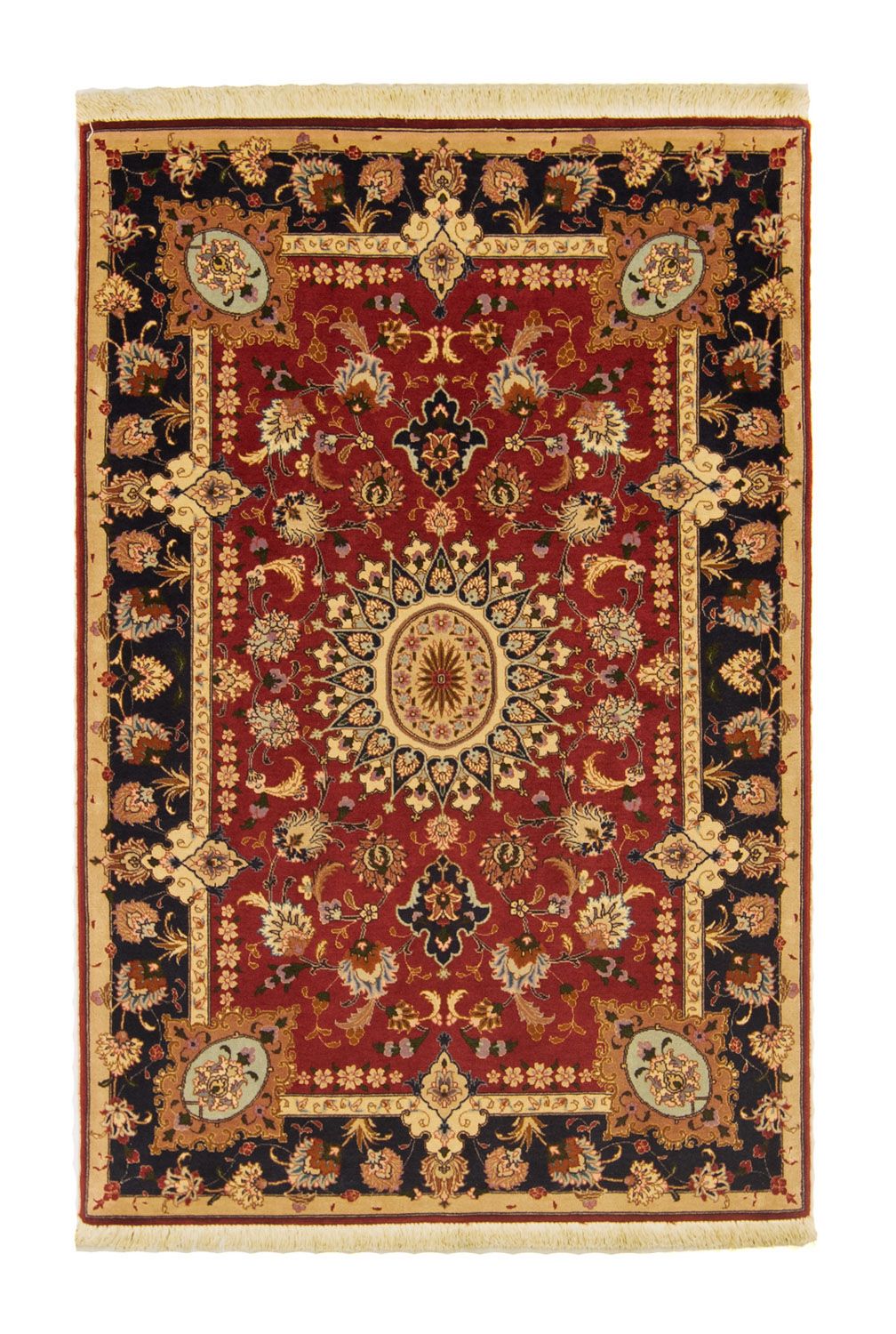 Persisk matta - Tabriz - Royal - 207 x 148 cm - röd
