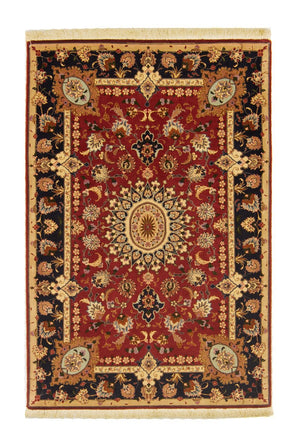 Persisk matta - Tabriz - Royal - 207 x 148 cm - röd