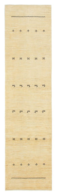 Runner Gabbeh-matta - persisk - 334 x 83 cm - beige