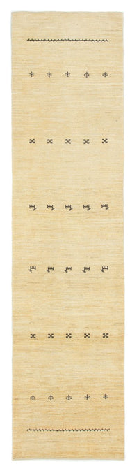 Runner Gabbeh-matta - persisk - 334 x 83 cm - beige