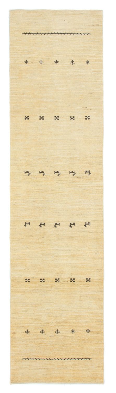 Runner Gabbeh-matta - persisk - 334 x 83 cm - beige