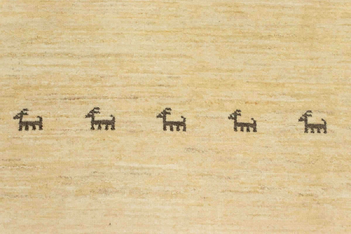 Runner Gabbeh-matta - persisk - 334 x 83 cm - beige