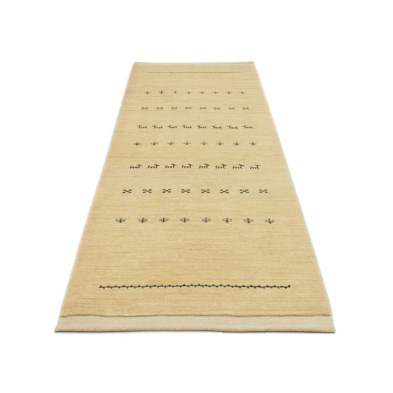 Runner Gabbeh-matta - persisk - 255 x 85 cm - flerfärgad